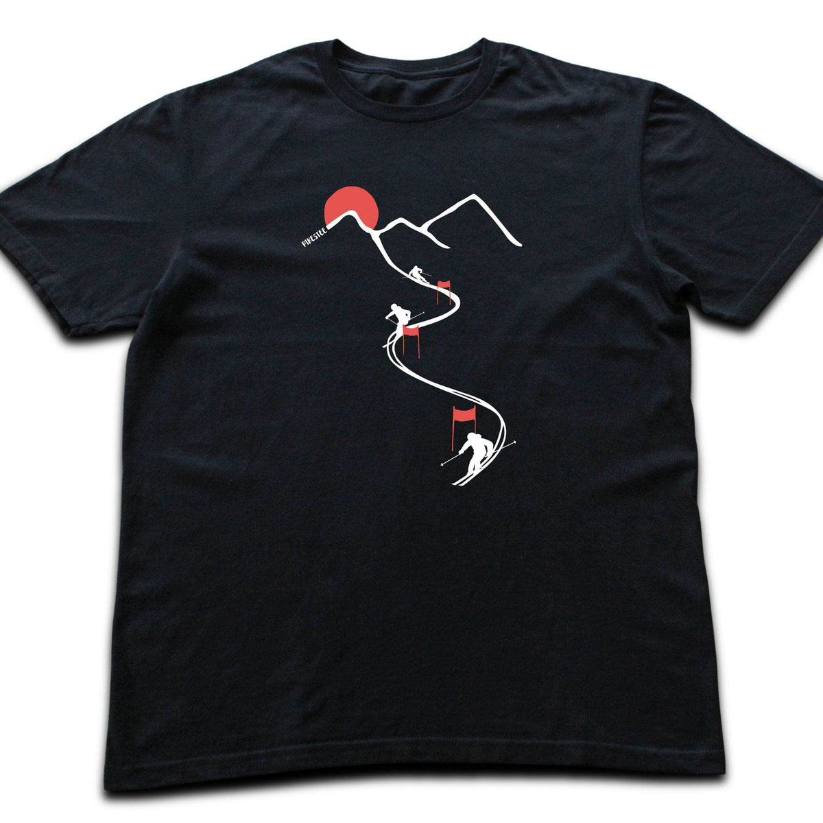 Ski Path Flags T-shirt