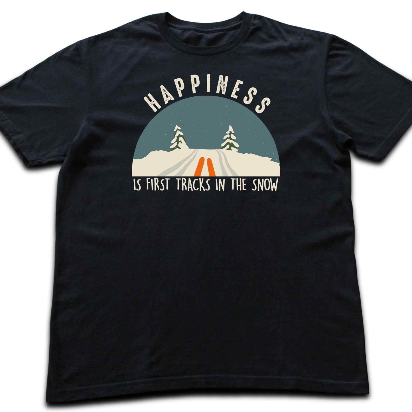 Happiness Is Snow Tracks T-shirt