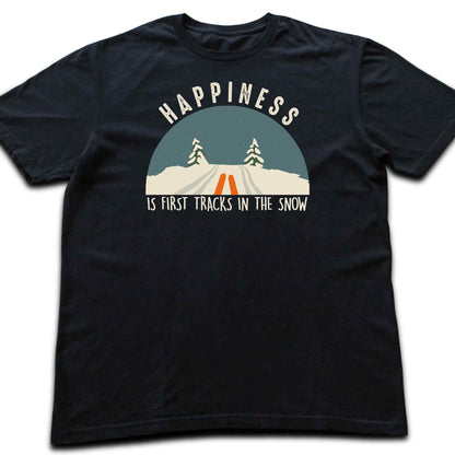 Happiness Is Snow Tracks T-shirt