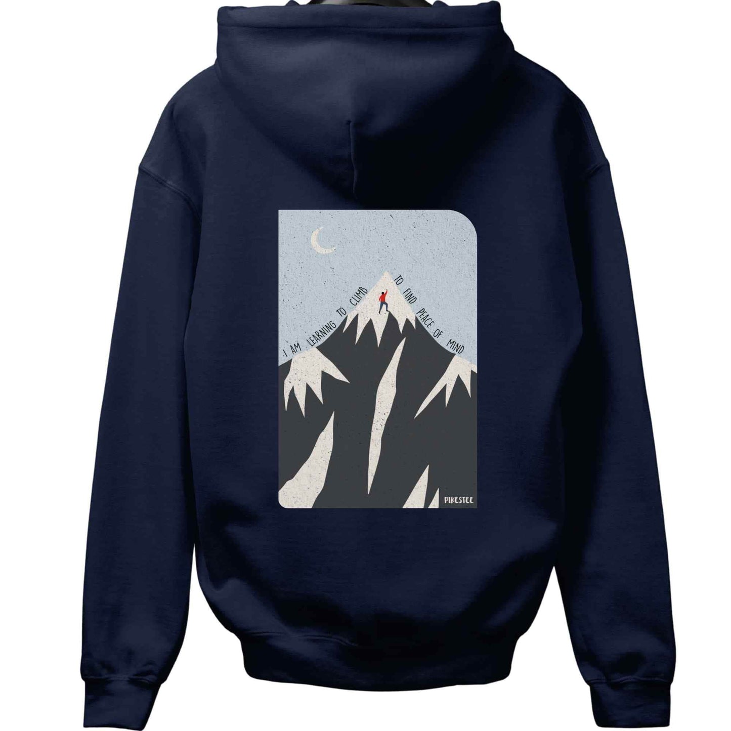 Learning To Climb Back-Print Hoodie