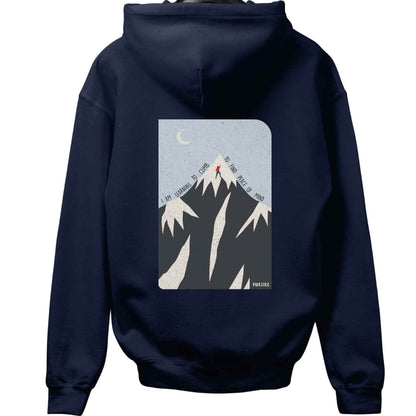 Learning To Climb Back-Print Hoodie
