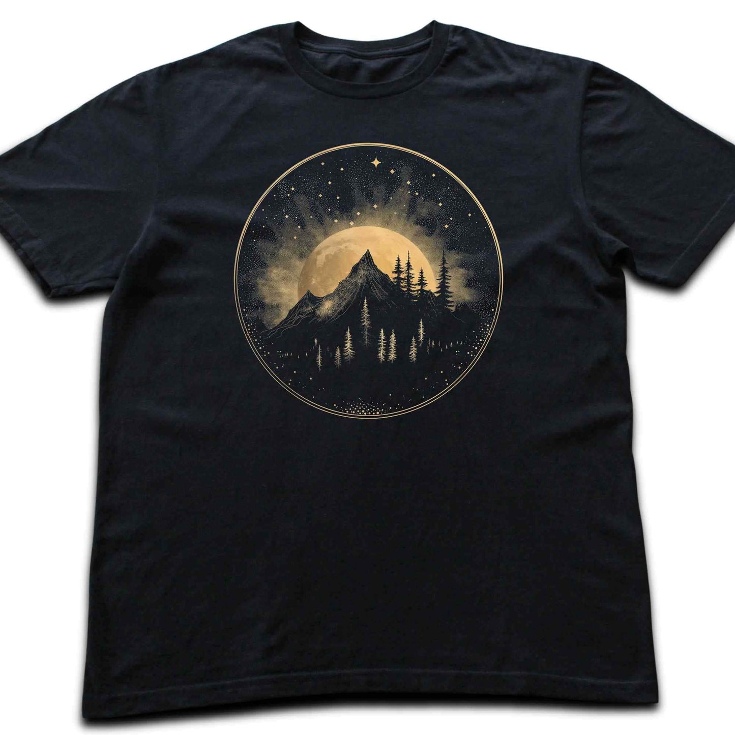 Gold Mountain Landscape T-shirt