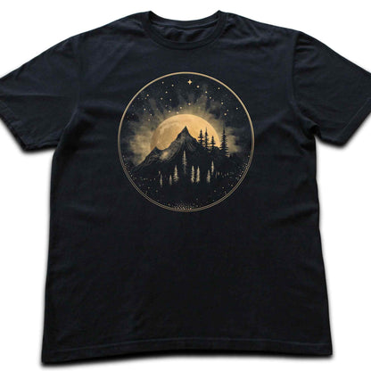 Gold Mountain Landscape T-shirt
