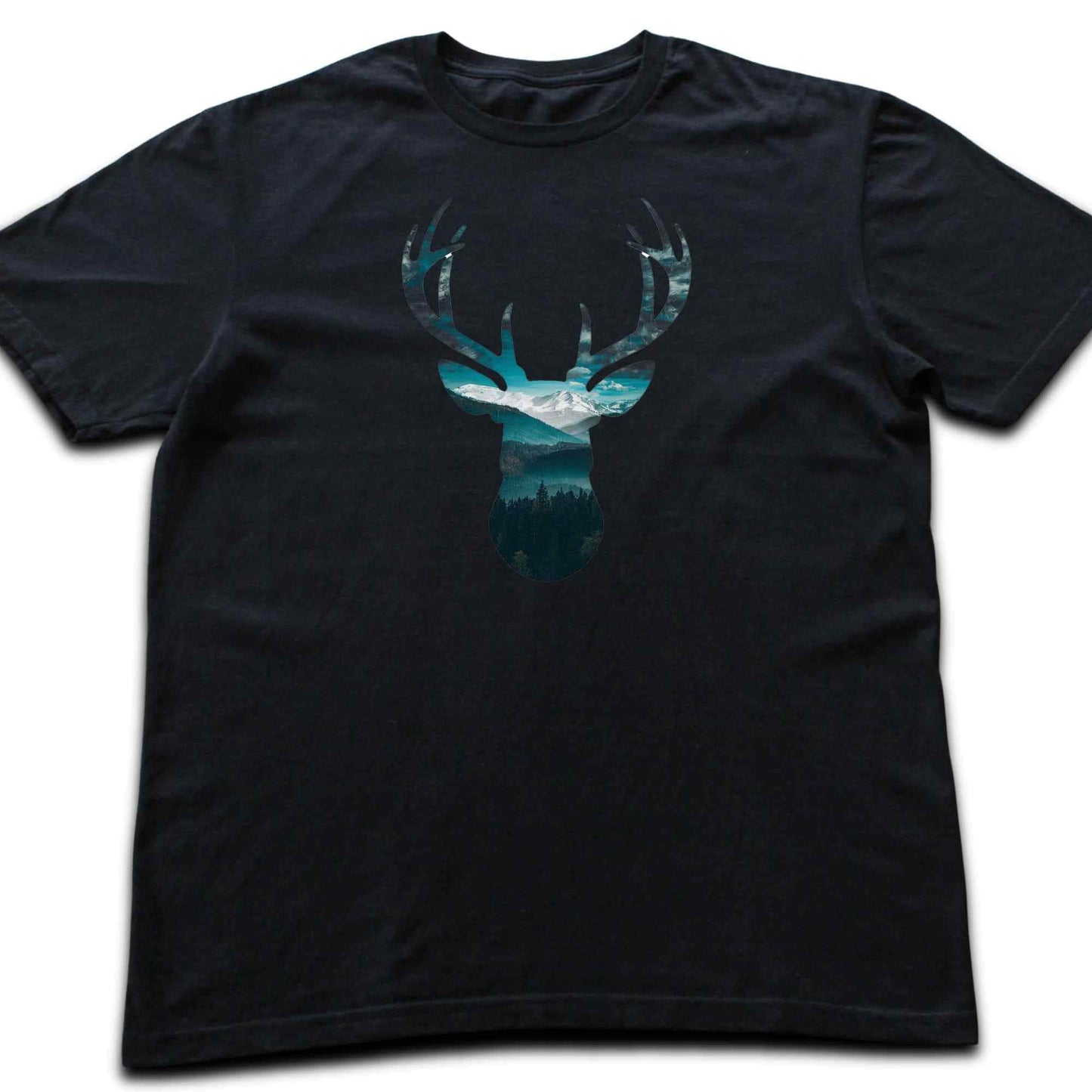 Deer's Blue Landscape T-shirt