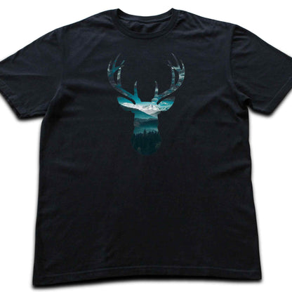 Deer's Blue Landscape T-shirt