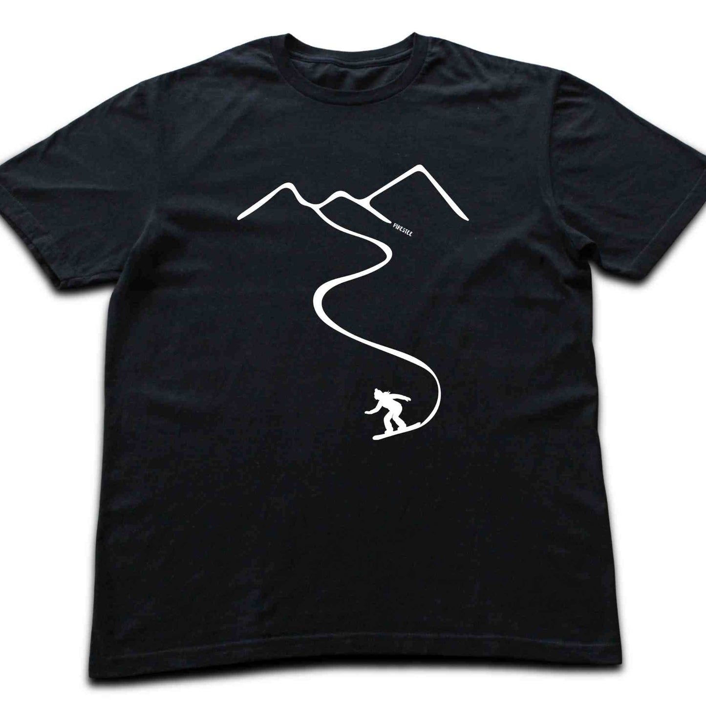 Snowboard Path Girl T-shirt