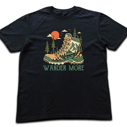 Wander More Boots  T-shirt