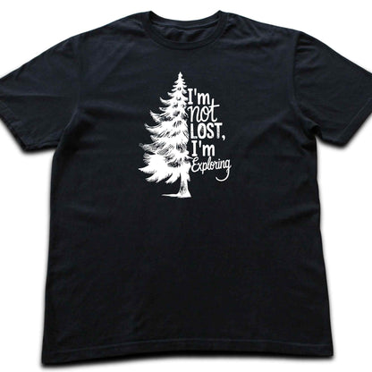 "I'm Not Lost, I'm Exploring" graphic T-shirt