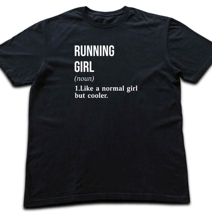 Running Girl Definition T-shirt