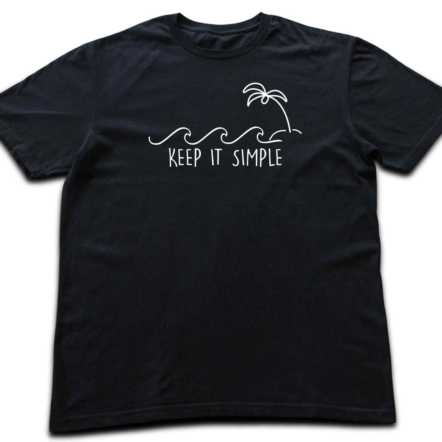 Keep It Simple Beach Graphic T-shirt