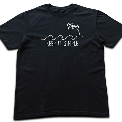 Keep It Simple Beach Graphic T-shirt