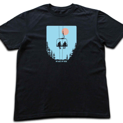 We Meet Up There Ski T-shirt
