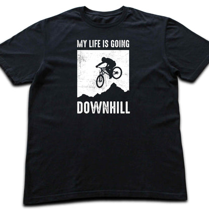 My Life Is Going Downhill Bike T-shirt