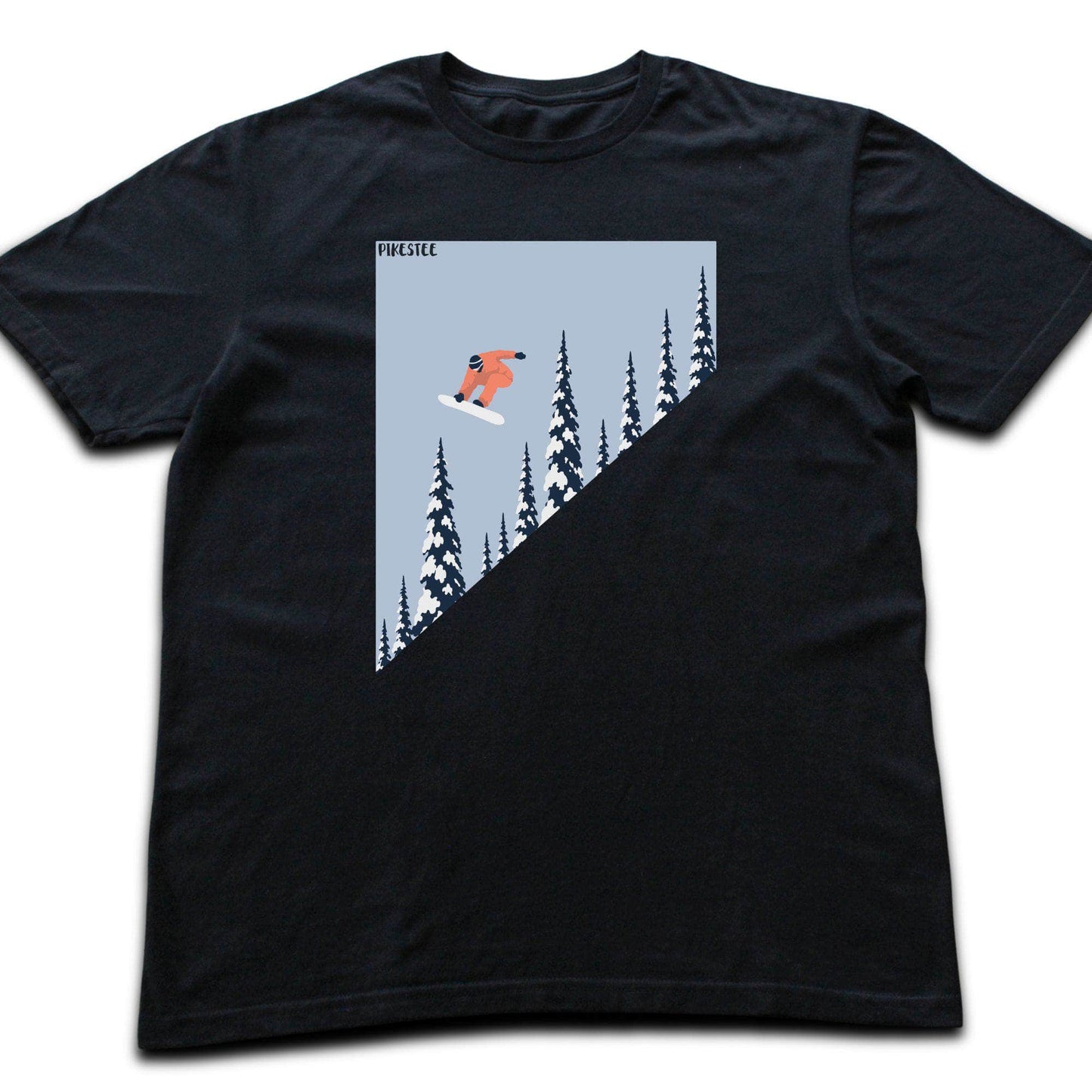 Snowboard Over Trees T-shirt