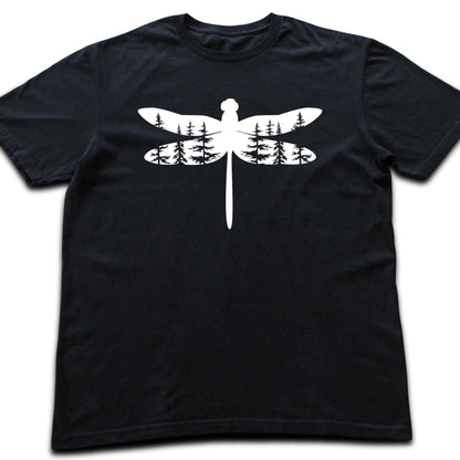 DragonFly Forest Landscape T-shirt