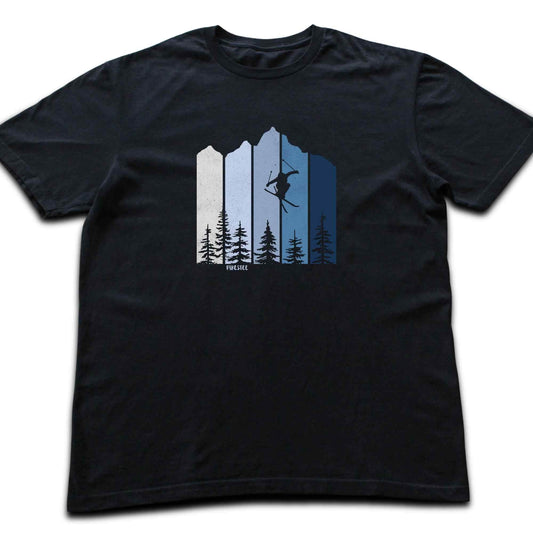 Mountain Ski Silhouette T-shirt