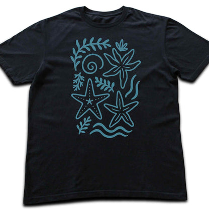 Floral Ocean Elements T-shirt