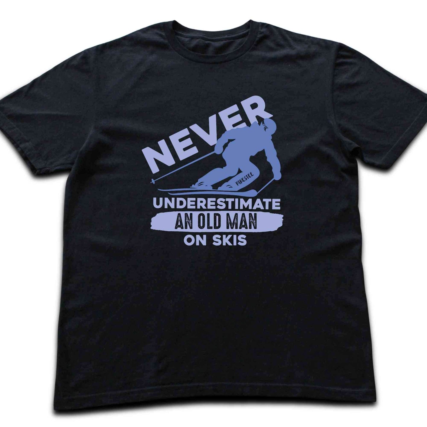 Old Man On Skis T-shirt
