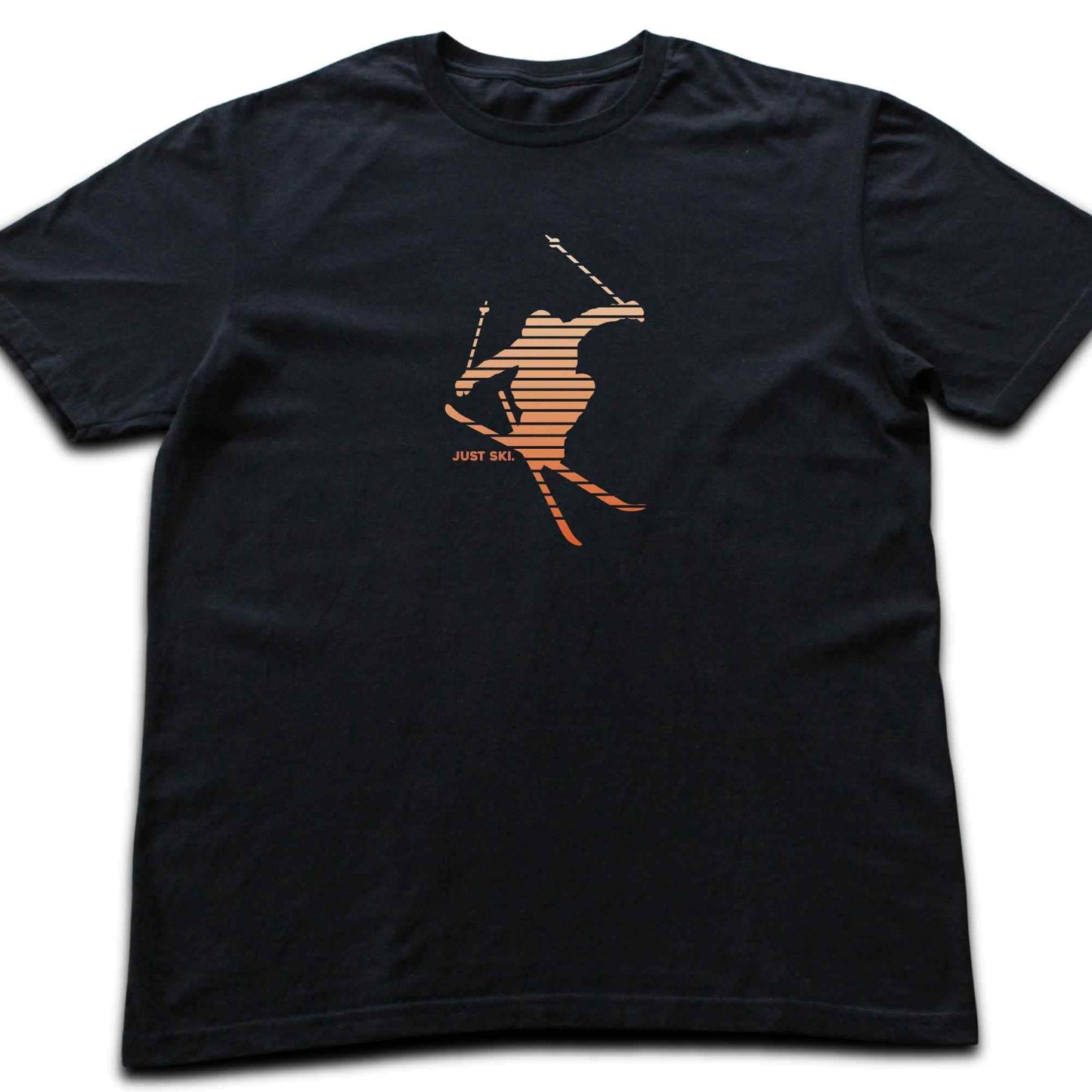 Skier Gradient, Just Ski T-shirt