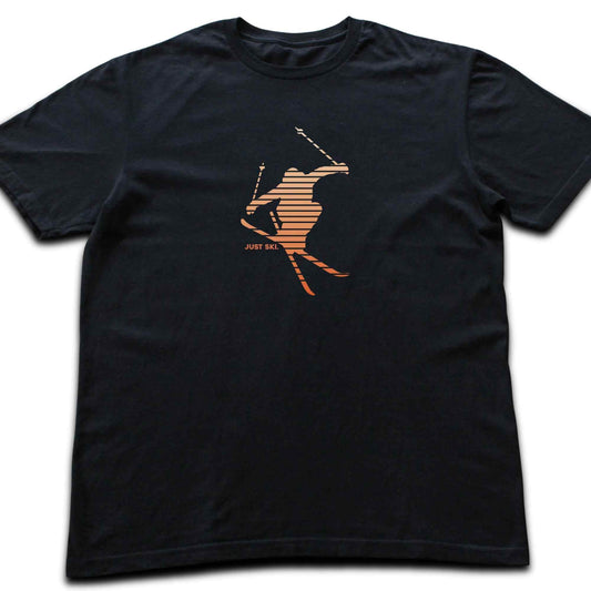 Skier Gradient, Just Ski T-shirt