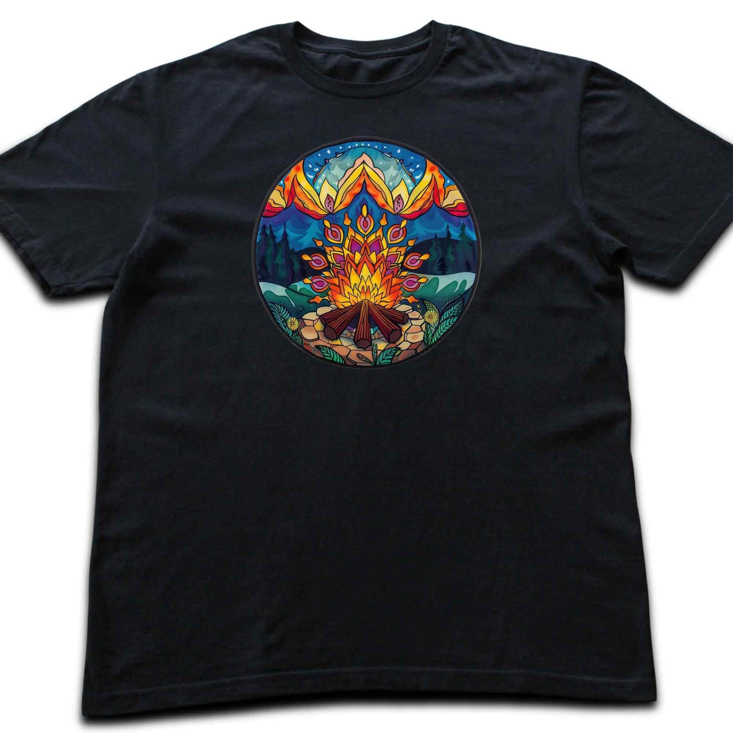 Mandala Bright Campfire T-shirt