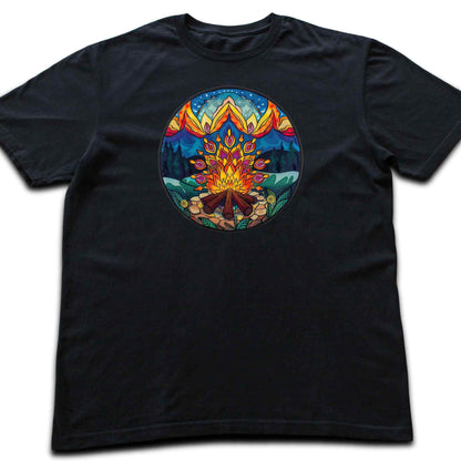 Mandala Bright Campfire T-shirt