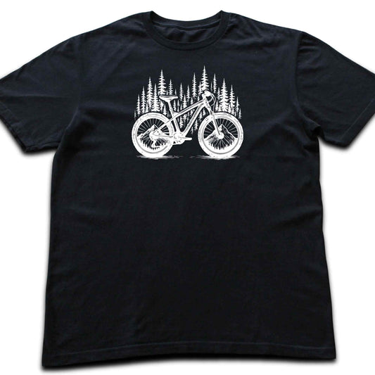 Wooden Mountain Bike T-shirt