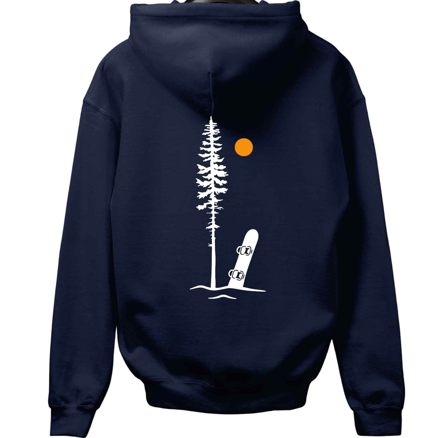Best Snowboard Spot Back-Print Hoodie
