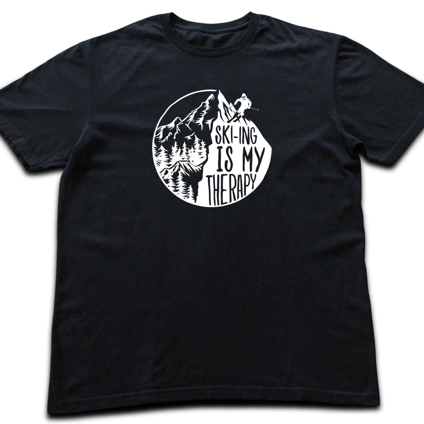 Skiing Is My Therapy T-shirt