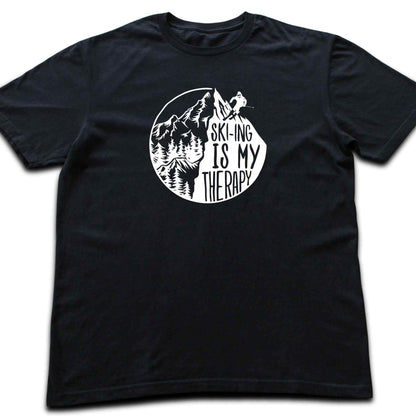 Skiing Is My Therapy T-shirt
