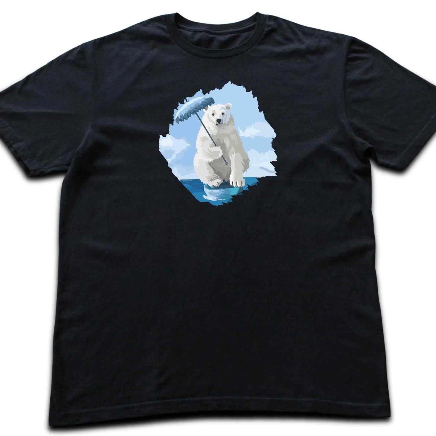 Polar Bear Umbrella T-shirt