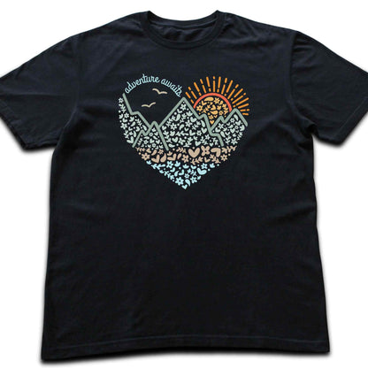 Floral Heart Adventure T-shirt