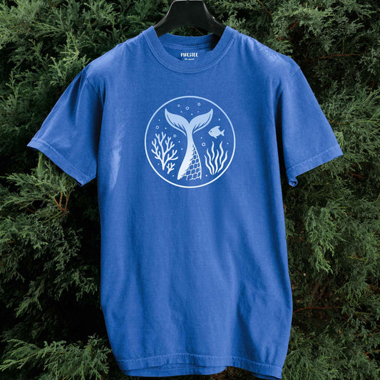Round Whale Ocean T-shirt