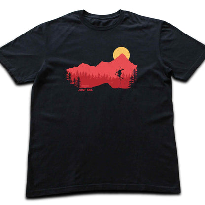 Just Ski Jump Landscape T-shirt