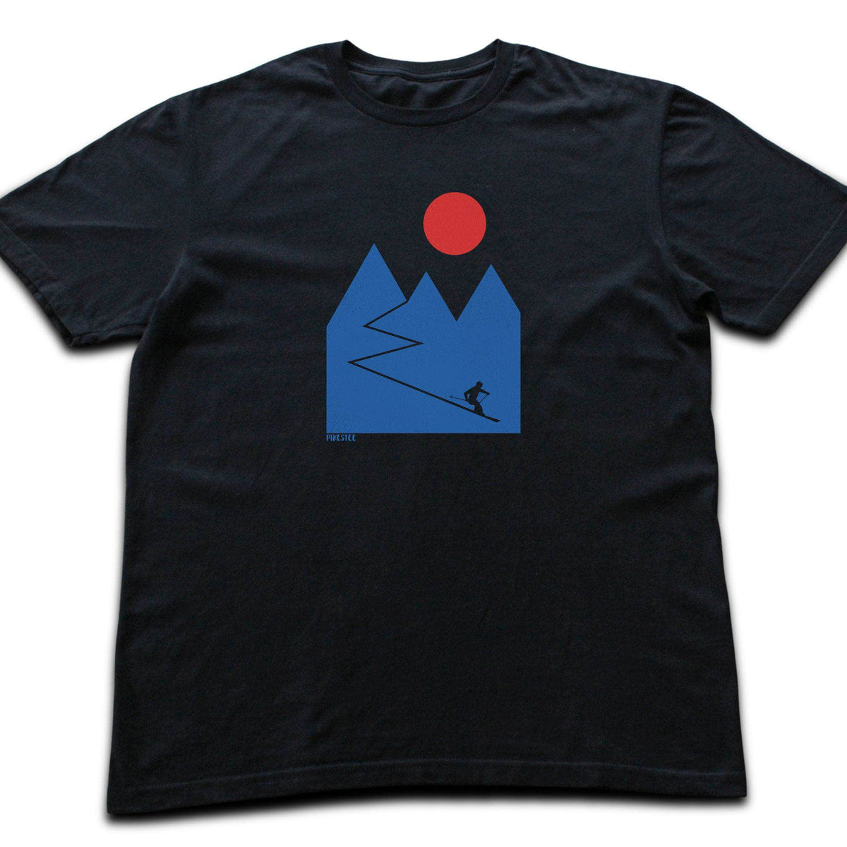 Geometric Ski Mountain T-shirt