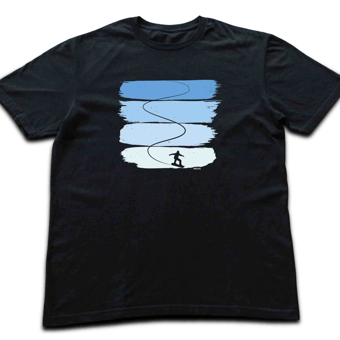Gradient Snowboard Slalom T-shirt