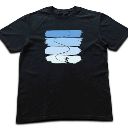 Gradient Snowboard Slalom T-shirt