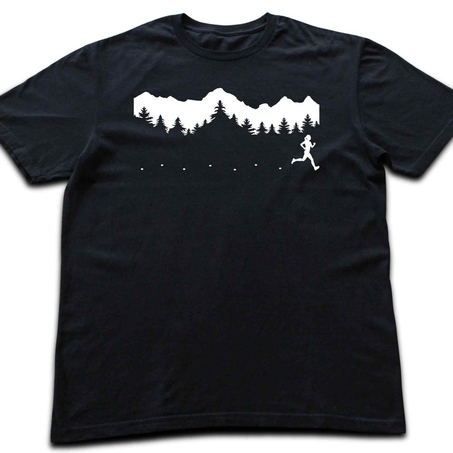 Running Woman In the Nature T-shirt