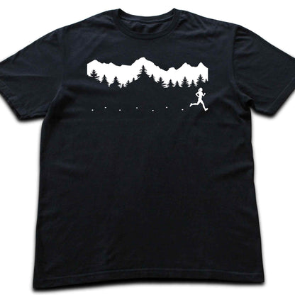 Running Woman In the Nature T-shirt