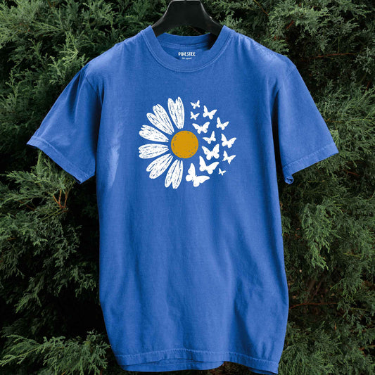 SunFlower And Butterflies T-shirt