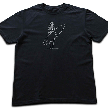 Surf Girl Minimalist T-shirt