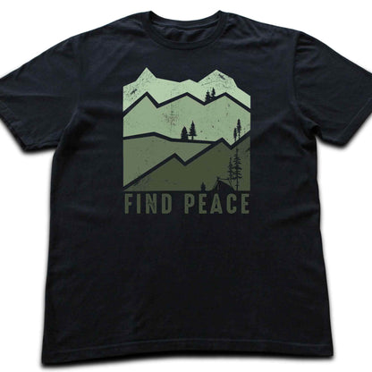 Find Peace Mountains T-shirt