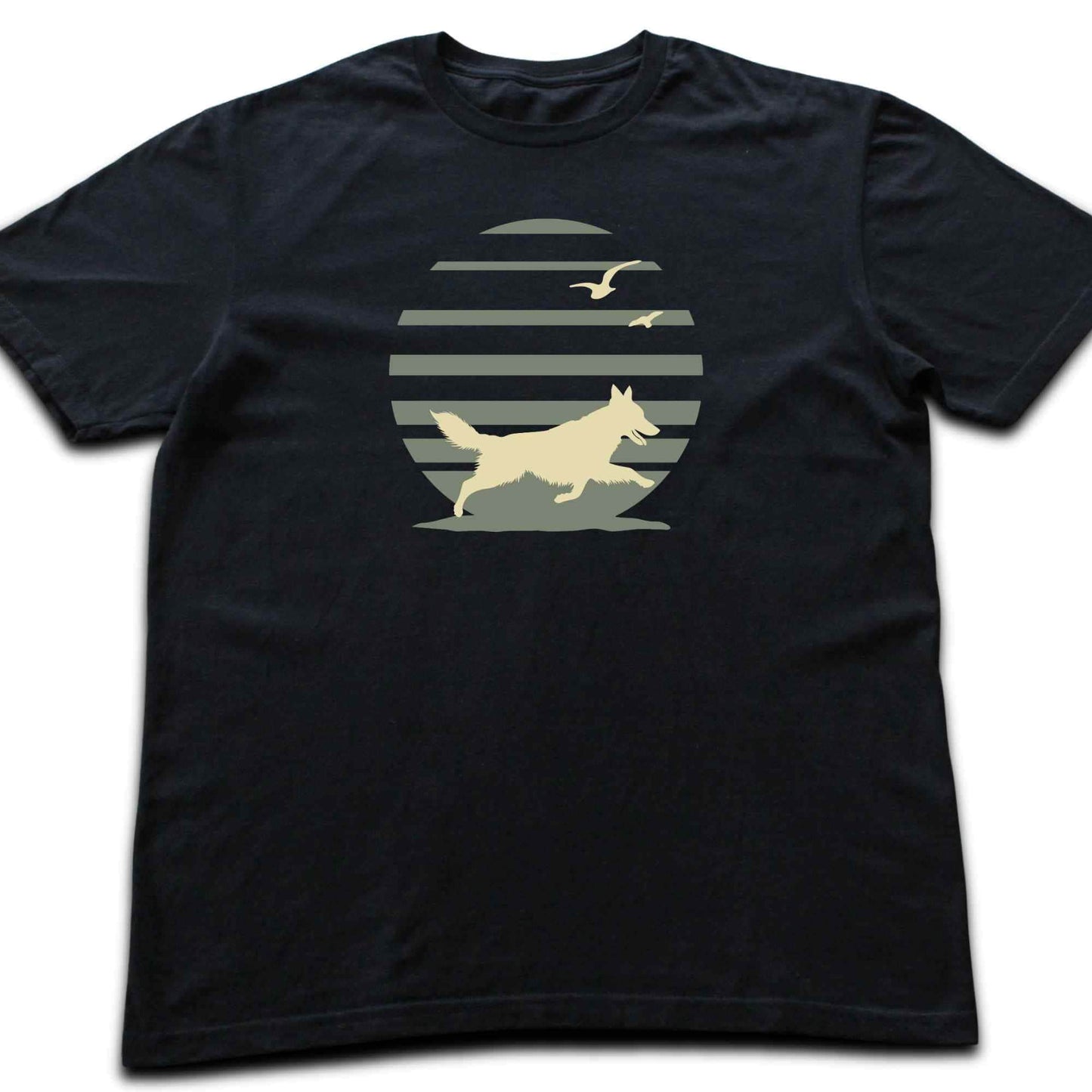 Sheperd At The Beach T-shirt