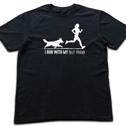 I Run With My Best Friend T-shirt