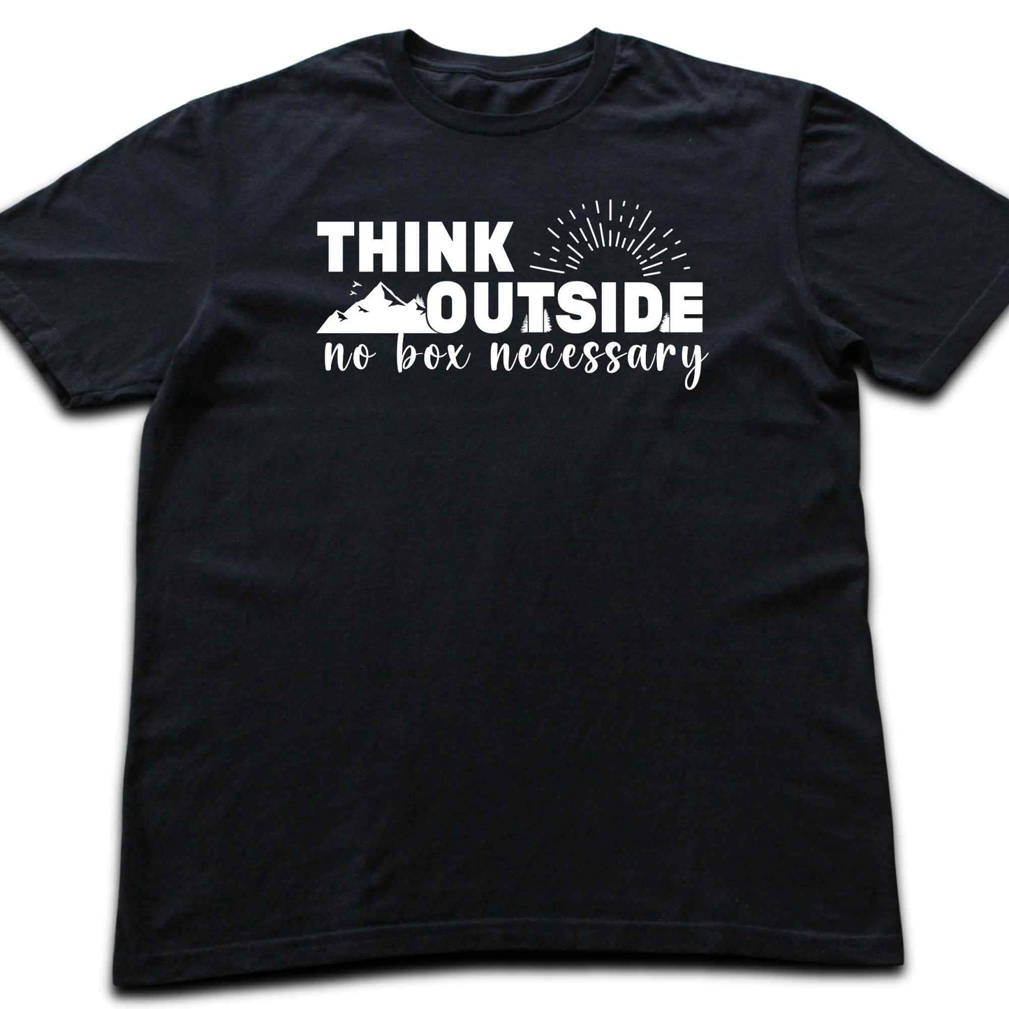 Think Outside, no box T-shirt