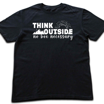 Think Outside, no box T-shirt