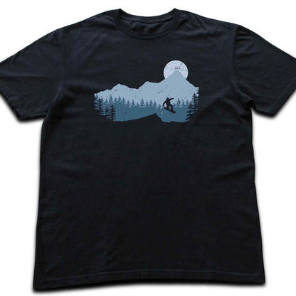 Snowboard Jump Landscape T-shirt