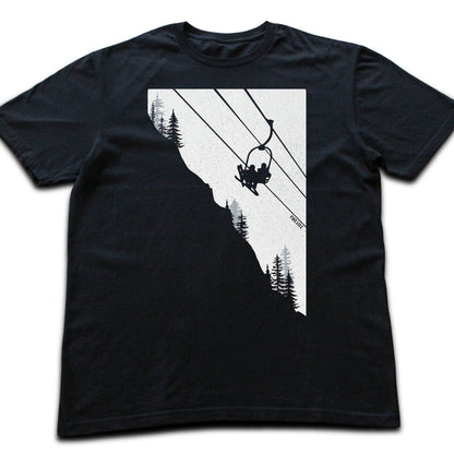 Ski Chair Landscape T-shirt