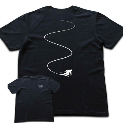 Back Print Ski Slalom T-shirt
