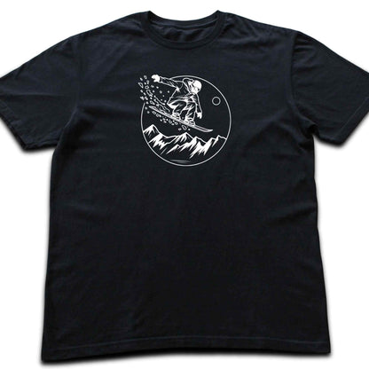 Snowboarder Round T-shirt